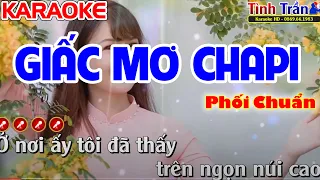 Giấc Mơ Chapi - Y Moan Karaoke Nhạc Sống Tone Nam - Tình Trần Organ