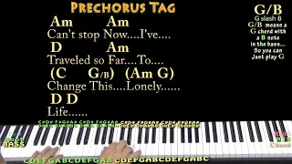 I Want To Know What Love Is (Foreigner) Piano Cover Lesson in Em with Chords/Lyrics - Arpeggios