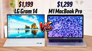 2021 14" LG Gram vs M1 MacBook Pro: Best PC vs Best Mac!