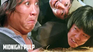 Sammo Hung teaches young Yuen Biao a lesson | Knockabout (1979)