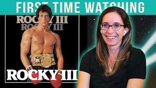 MOM WATCHES ROCKY III (1982) | First time watching | Adrian is the real hero here!!