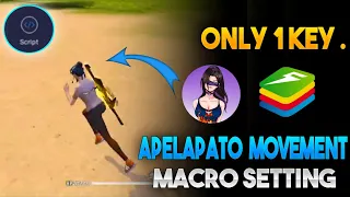 Apelapato Movement Trick MACRO @Apelapato999 || Apelapato Situp Movement in Bluestacks 5