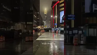 Rainy New York City Night