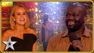 GOLDEN BUZZER for comedian Daliso Chaponda | Unforgettable Audition | Britain's Got Talent