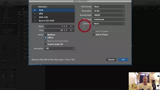 How to Export an Audio File from Logic Pro X - Bounce your final mix