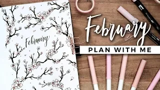 PLAN WITH ME | February 2019 Bullet Journal Setup