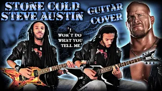 WWE Stone Cold Steve Austin Entrance Theme Guitar Cover - I Won't Do What You Tell Me
