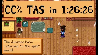 Stardew Valley - CC% TAS in 1:26:26