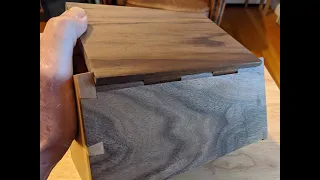 Making the Hidden Wood Hinge Box Joint Video #2
