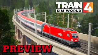 TRAIN SIM WORLD 4 #057: Semmeringbahn Preview | IC nach Wien Hbf. | ÖBB TAURUS 1116 |  TSW4