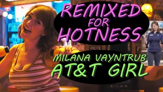 Milana Vayntrub: The AT&T girl dancing in tank top - Remixed for Hotness