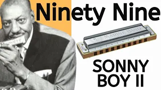 Sonny Boy Williamson II - 'Ninety Nine' blues harmonica lesson