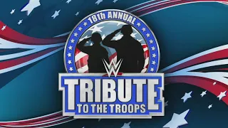 WR3D MATCH CARD OF TRIBUTE TO THE TROOPS AND NXT WAR GAMES