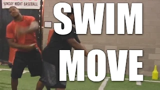 Calais Campbell : How to do the Swim Move