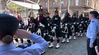 The Royal Regiment of #Scotland did us proud during the Freedom of #Aberdeenshire #parade #Peterhead