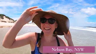 what to do in nelson bay one mile beach anna bay gan gan lookout  family travel Australia