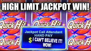 INSANE $75 MAX BET JACKPOT WIN ★ HIGH LIMIT QUICK HIT SLOTS ➜ HAND PAY