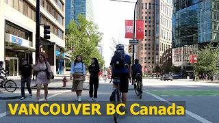 Vancouver BC Canada - 4K City Walking Tour 2023