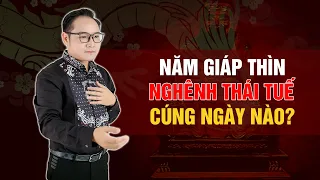 Hướng dẫn nghênh Thái Tuế năm Giáp Thìn 2024 để xua hung đón cát