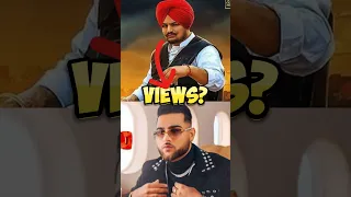 Sidhu Moose Wala & Karan Aujla Views Comparison?