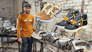 Shoes Manufacturing Process | How Running Shoes are Made | Jogger or Sneakers Shoes Making Machine