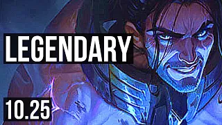 SYLAS vs SINGED (TOP) | 600+ games, Legendary, 16/4/4 | BR Master | v10.25