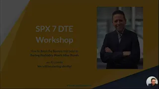 Free Webinar: Learn how to generate Monthly Income using the 7DTE Credit Spread Trade