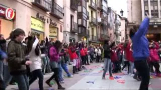 8 de Marzo. Día Internacional de la Mujer. Cruz Roja Juventud en Soria. Flashmob