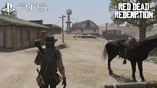 Red Dead Redemption (PS5) 60fps Update Gameplay [4K/60FPS HDR]