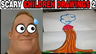 Mr Incredible Becoming Scared (scary children drawings #2)