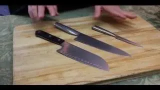 Clean Knives with Chef Eric Crowley, Chef Eric's Culinary Classroom, Los Angeles, CA