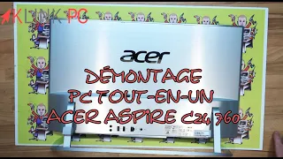 Как разобрать универсальный компьютер Acer Aspire C24 760