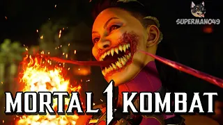 MILEENA DOES INSANE DAMAGE! - Mortal Kombat 1: "Mileena" Gameplay (Scorpion Kameo)