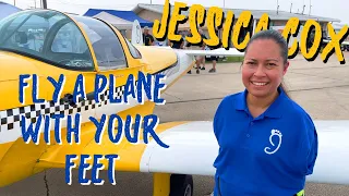 Jessica Cox And Her Ercoupe! Flying With Only Her Feet