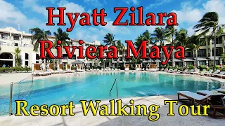 HYATT ZILARA RIVIERA MAYA WALKING TOUR - No narration, just a walk around the resort