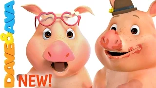 🐷 This Little Piggy | Nursery Rhymes | Nursery Rhymes and Kids Songs from Dave and Ava 🐷