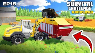 NEW WHEEL LOADER! | Survival Challenge Multiplayer | FS22 - Episode 18