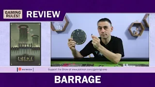 Barrage - A Gaming Rules! review