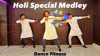 Holi Special Medley | Dance Fitness | Akshay Jain Choreography #ajdancefit #holispecial #holisong