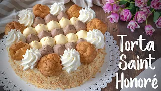SAINT HONORÉ CAKE Easy Recipe by Benedetta - "Homemade for you" on Food Network channel 33