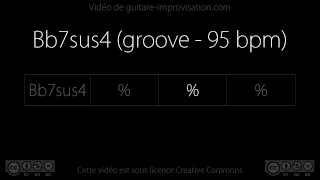 Bb7sus4 (95 bpm) - Backing Track