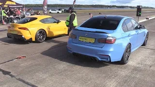 BMW M3 F80 vs 2019 Toyota Supra GR