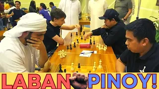 Mga NONE TITLED Pinoy Chess players, NAKALABAN sila Super GMs Dubov at Salem!