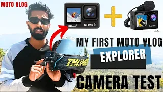 My First MotoVlog | Best Mobile Moto Vlogging Setup | izi one and cason CS6 Camera Testing UK03 Tech