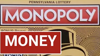 Monopoly & U.S. Mint (error) Proof Set. Pa lottery scratch tickets.