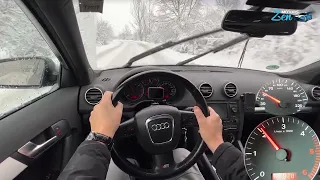 AUDI A3 8P POV    ***SNOW***