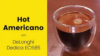 HOW WE MAKE AMERICANO COFFEE AT HOME | Delonghi Dedica EC685 | Timemore Chestnut C2 | Home Barista