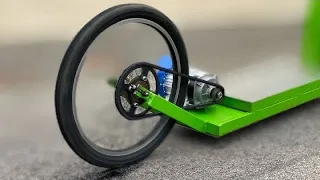 How to make an high-power electric scooter at home || wonderful idea