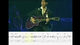 Prince - "Sweet Thing" (Live From Webster Hall): Scrolling TAB