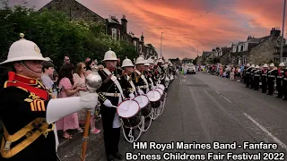 Bo'ness Children's Fair Festival - HM Royal Marine Band - Fanfare